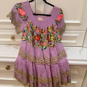 Las Noches purple mini dress